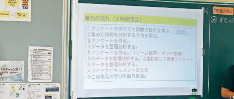 単元の流れ